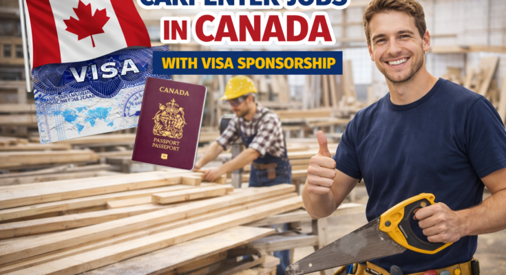 Carpenter Jobs in Canada with Visa Sponsorship