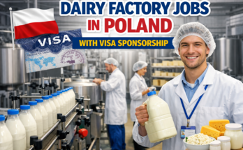 Dairy Factory Jobs in Poland with Visa Sponsorship